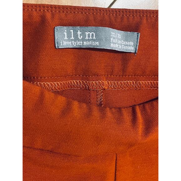 I Love Tyler Madison Peyton Pants Burnt Orange Leopard M mobwife tuxedo stripe - Picture 9 of 11